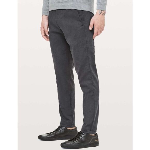 EUC Men's Lululemon Athletica Commission Pants Slim Wool Size 32 M5561S Gray - Picture 1 of 6